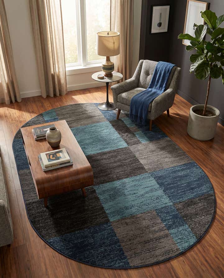 5' 3 x 8' Harvest Oval Rug