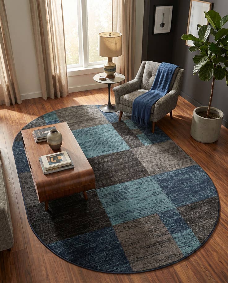 Detail image of 5' 3 x 8' Harvest Oval Rug