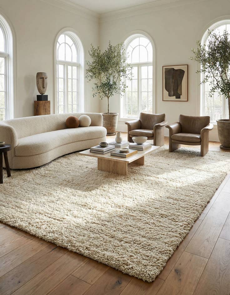 Detail image of 10' x 14' 1  Hand Woven Haka Deluxe Shag Rug