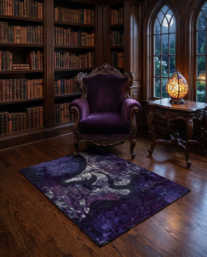 3' 7 x 4' 7 Hand Knotted Ultra Vintage Persian Wool Rug