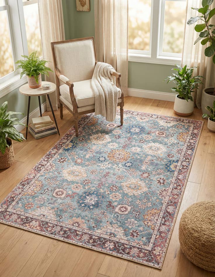 Detail image of 5' 1 x 8' Timeless Rug