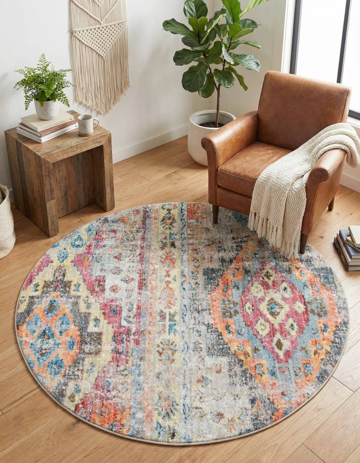 Detail image of 5' x 5' Vega Round Rug