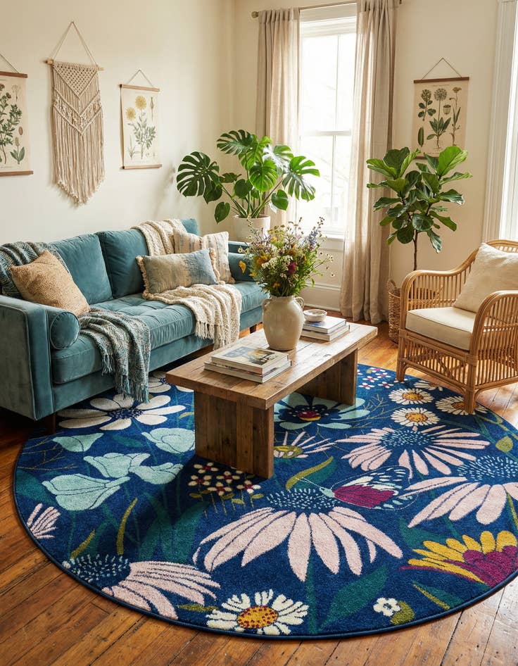 Detail image of 10' x 10' Bloom Round Rug
