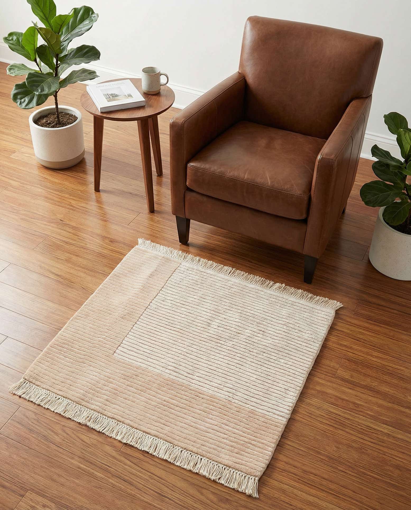 2' 6 x 2' 6 Hand Knotted Darya Wool Square Rug
