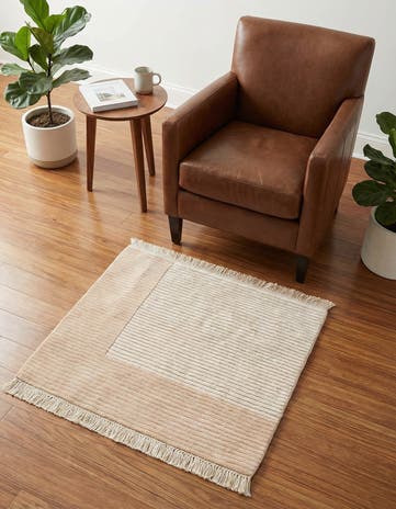 2' 6 x 2' 6 Hand Knotted Darya Wool Square Rug
