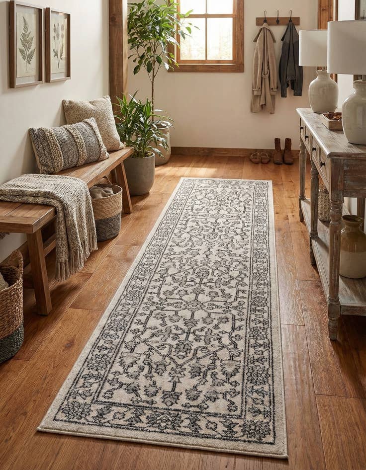 Detail image of 2' x 8' Eco Traditional Runner Rug