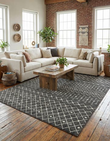 10' 8 x 14' Moroccan Trellis Rug