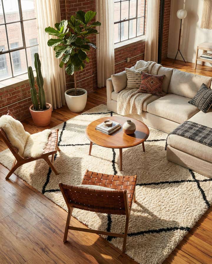 8' x 10' Infinity Shag Rug