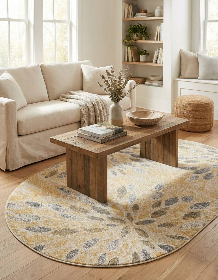 Detail image of 5' x 8' Charleston Oval Rug