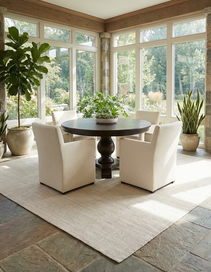 10' x 10' Hand Woven Jill Zarin English Mano...
