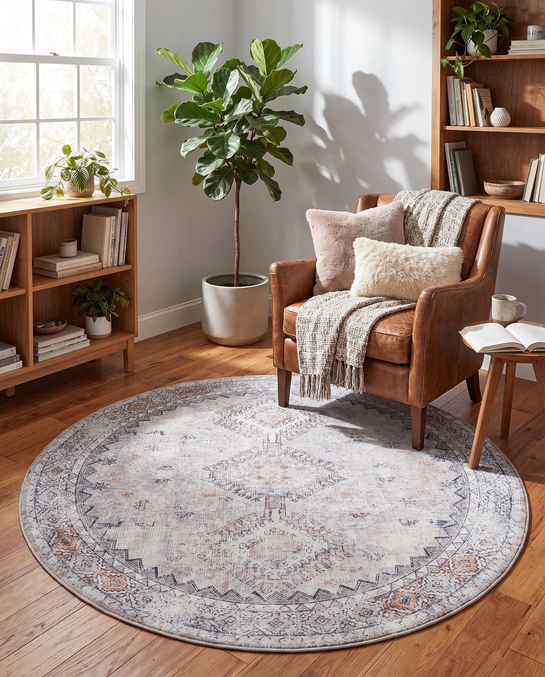 4' x 4' Yara Round Rug