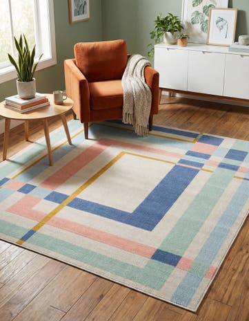 Lotus Square Rug