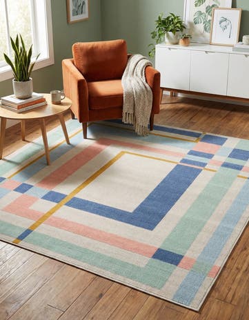 Lotus Square Rug