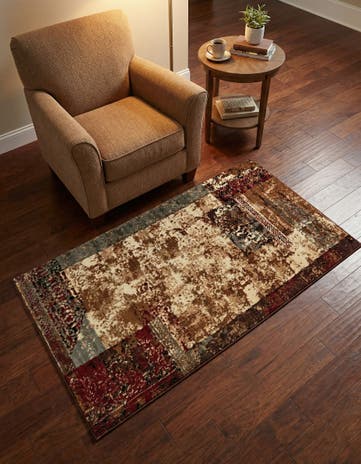 3' x 5' 3 Cafe Rug