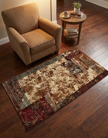3' x 5' 3 Cafe Rug