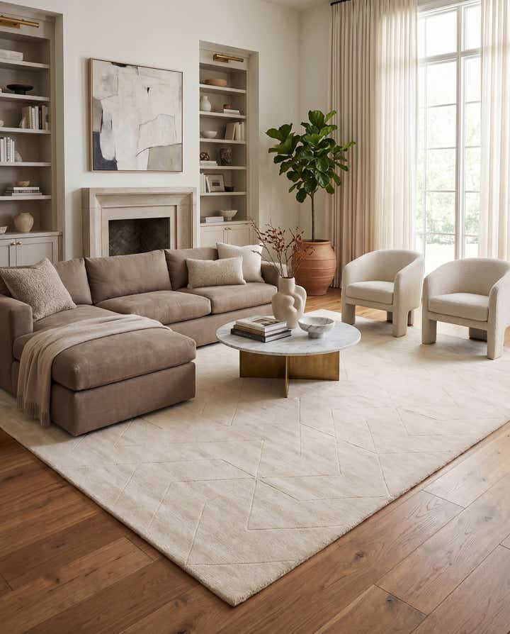 10' x 14' 1 WoolCraft Geometric Rug