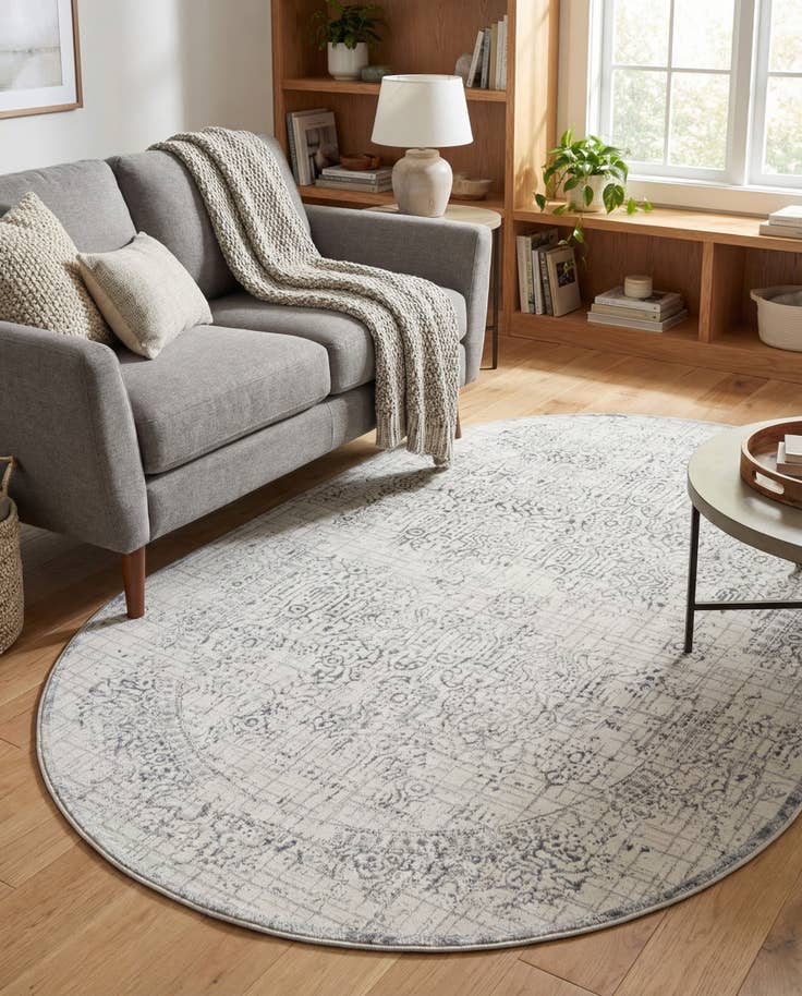 Detail image of 5' 3 x 8' Chesterfield Oval Rug