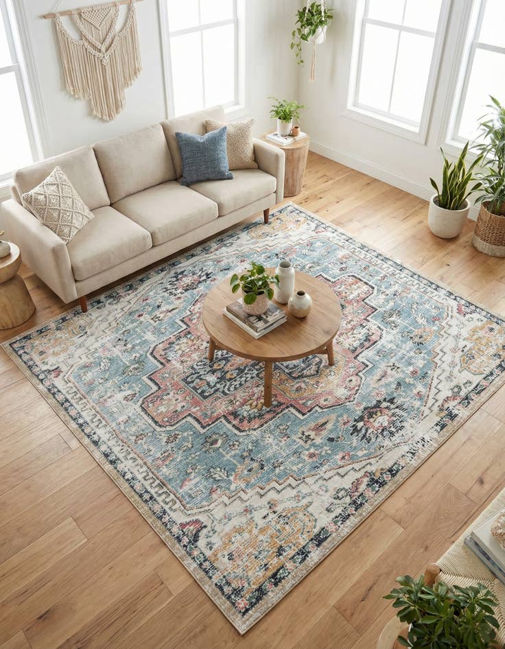 Detail image of 7' 10 x 7' 10 Medina Square Rug