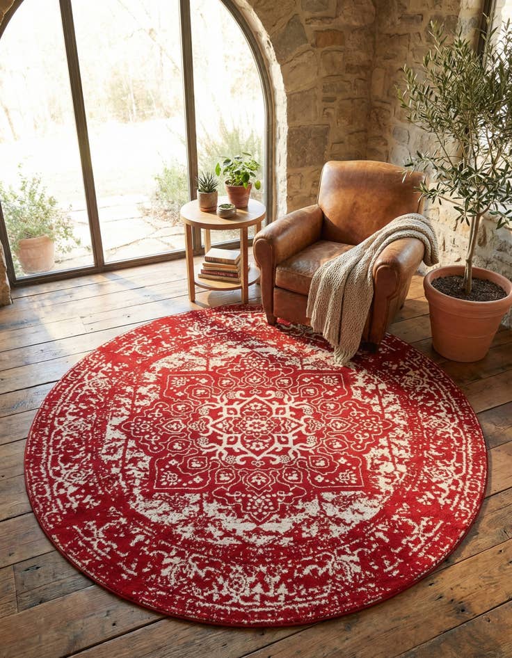 Detail image of 7' 10 x 7' 10 Arlington Round Rug