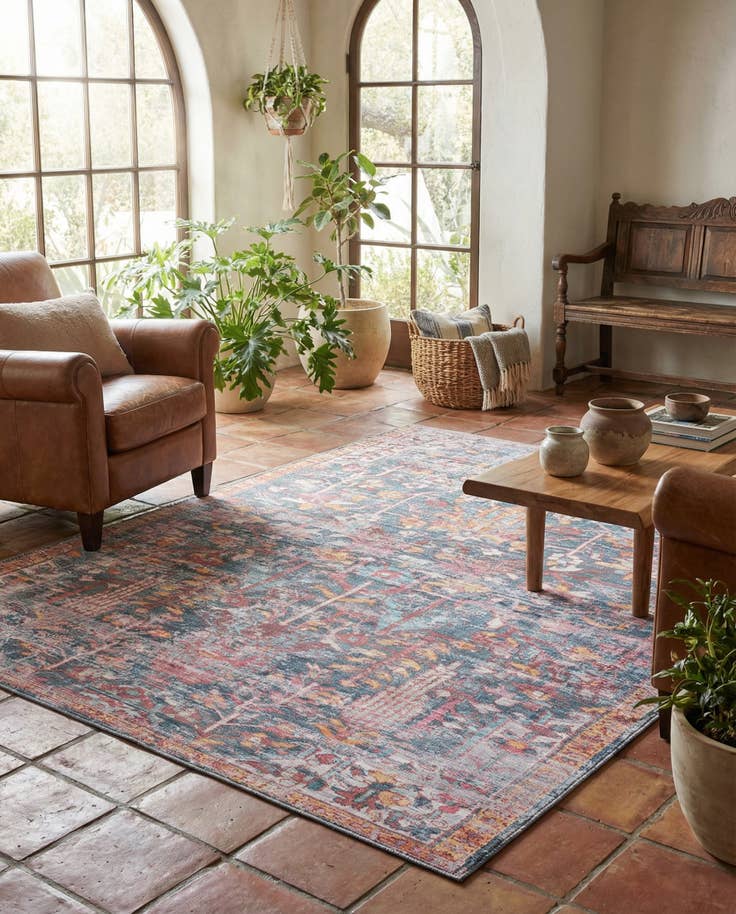 Detail image of 7' 10 x 10' Washable Maahru Rug