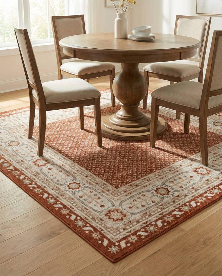 Detail image of 7' 10 x 7' 10 Charlotte Square Rug