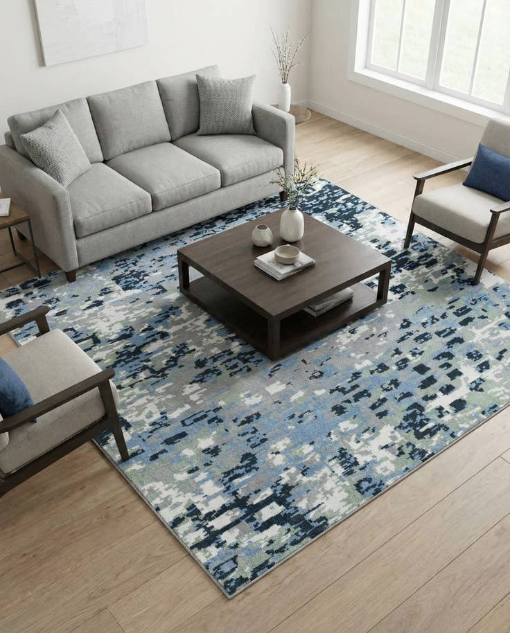 Detail image of 7' 10 x 7' 10 Kamala Washable Square Rug