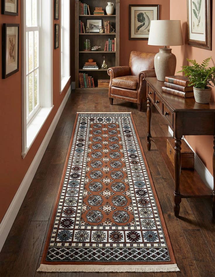 Detail image of 2' x 6' Nain Design Runner Rug