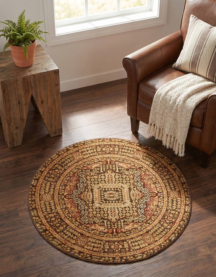 Detail image of 3' x 3' Amina Round Rug