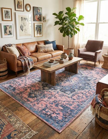 9' 2 x 12' Washable Francesca Rug