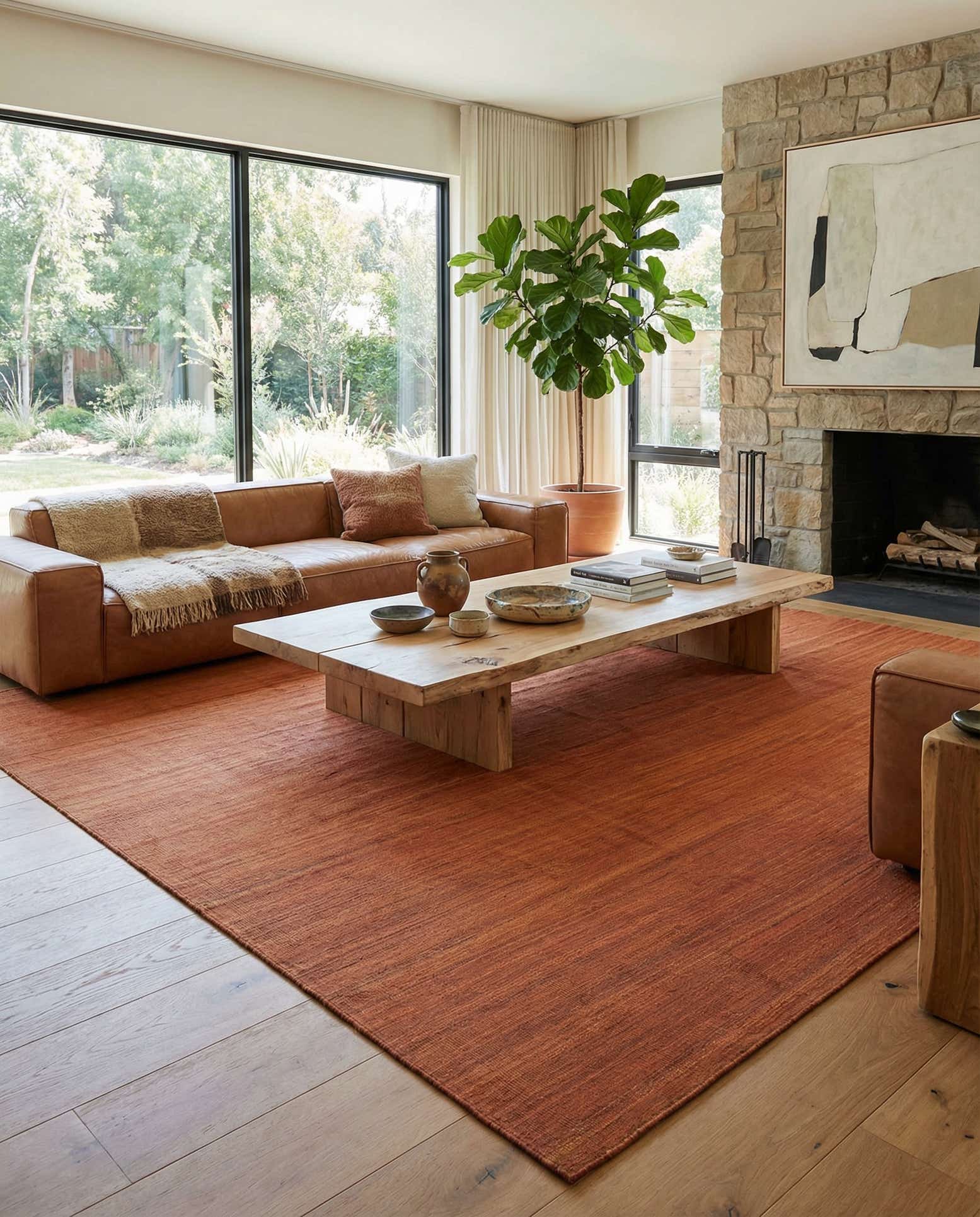 11' 7 x 15' 7 Hand Woven Kilim Afghan Wool Rug