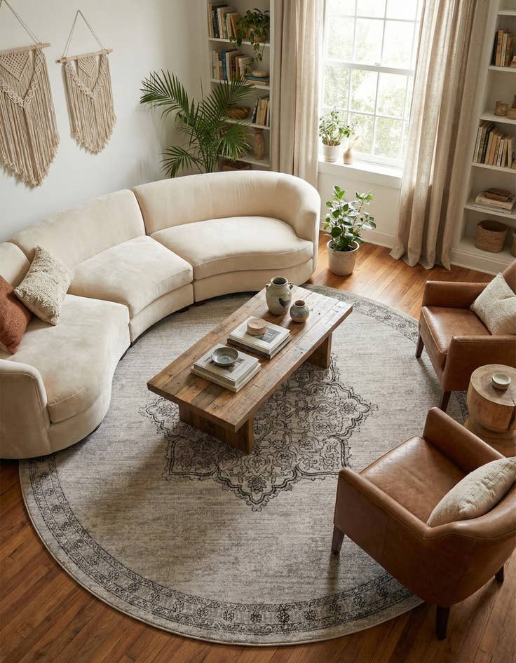 Detail image of 12' x 12' Nyla Round Rug