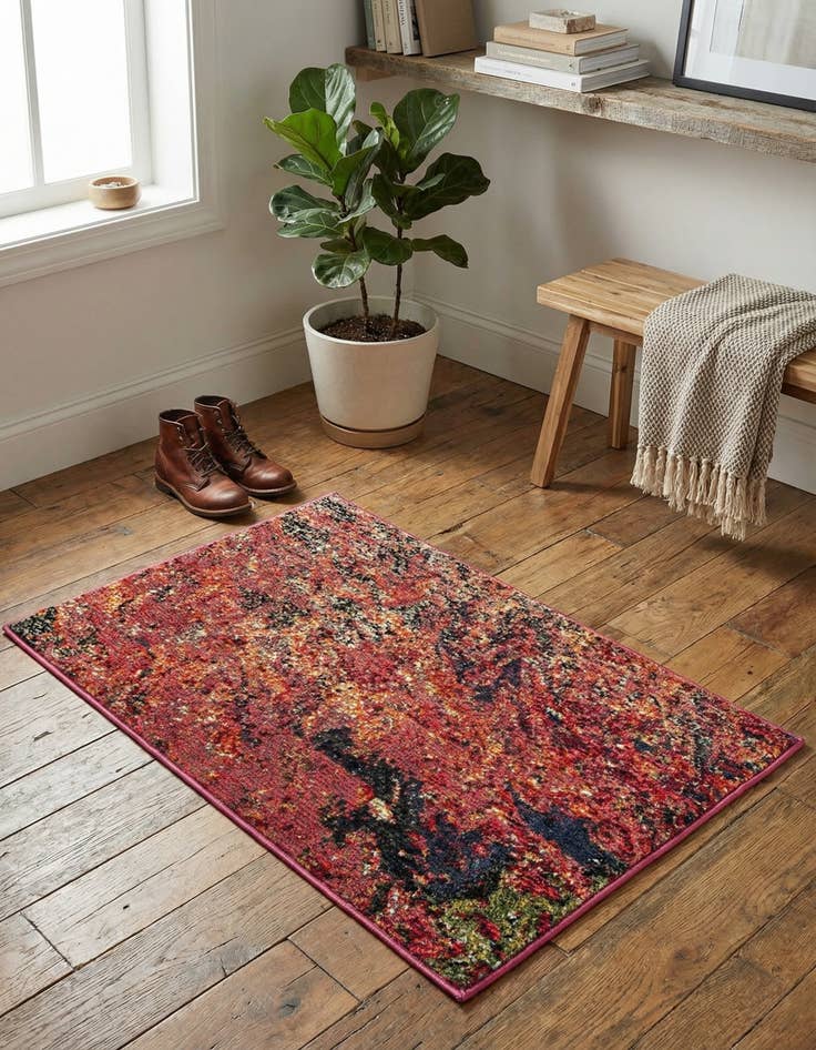 Detail image of 2' x 3' Washable Haerfest Rug