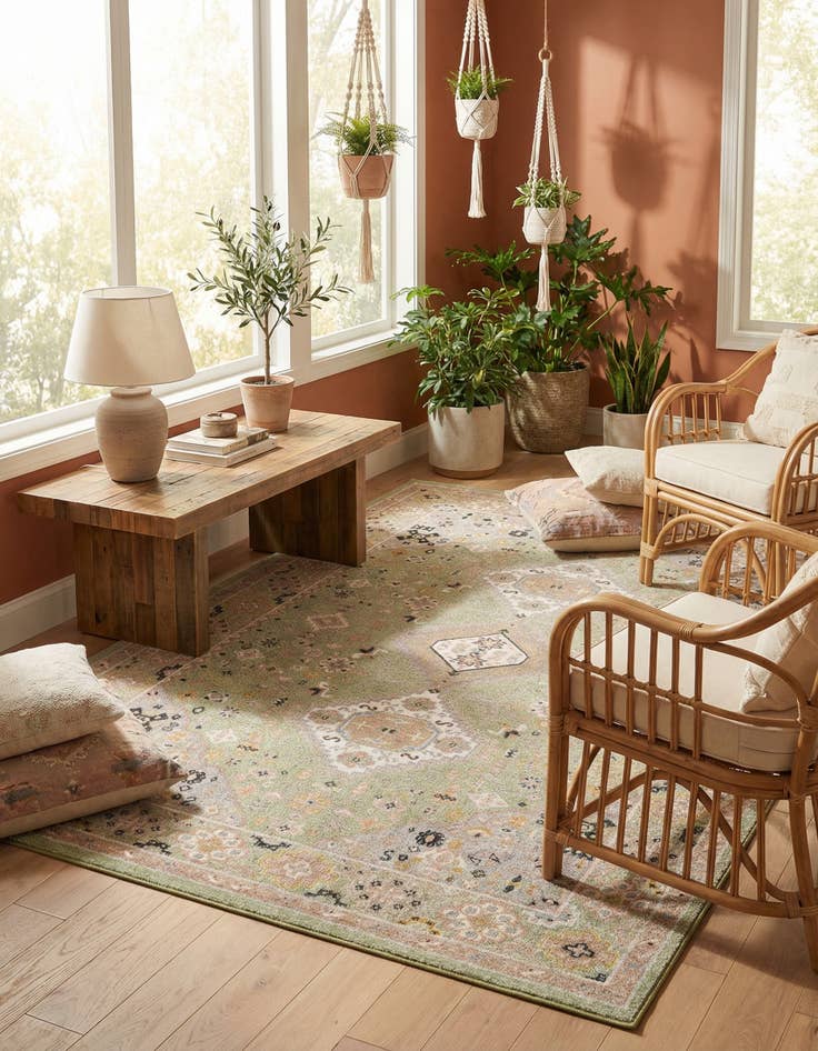 Detail image of 7' x 10' Kamala Washable Rug