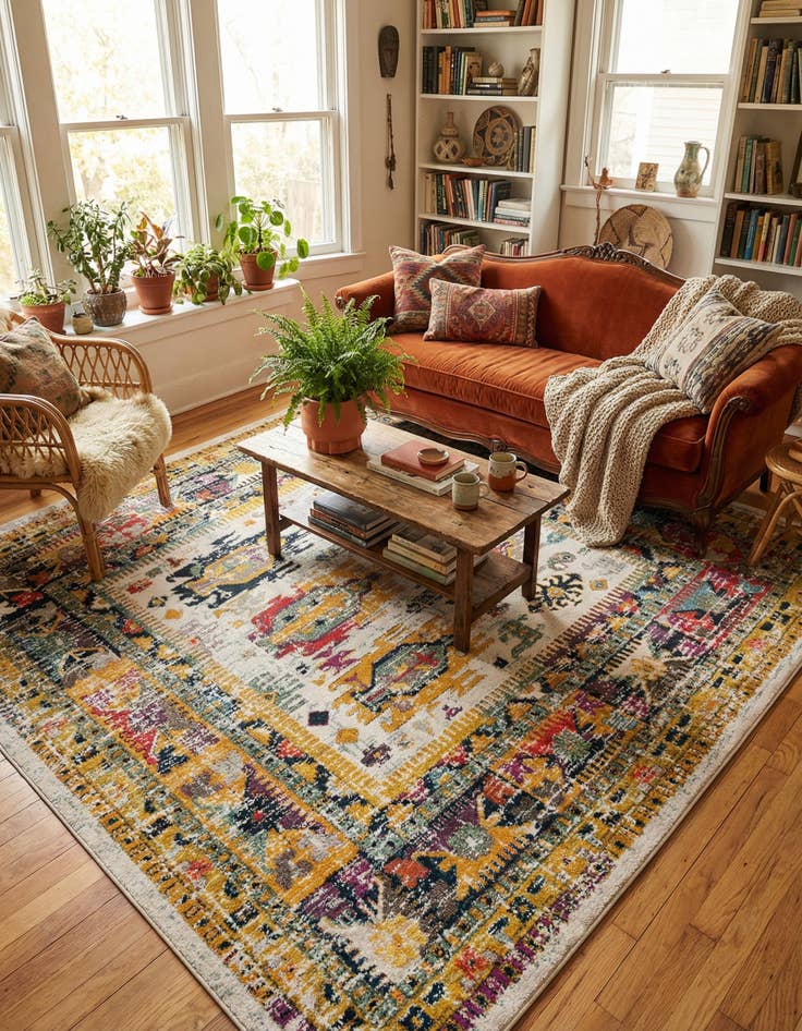 Detail image of 10' x 10' Madeline Square Rug