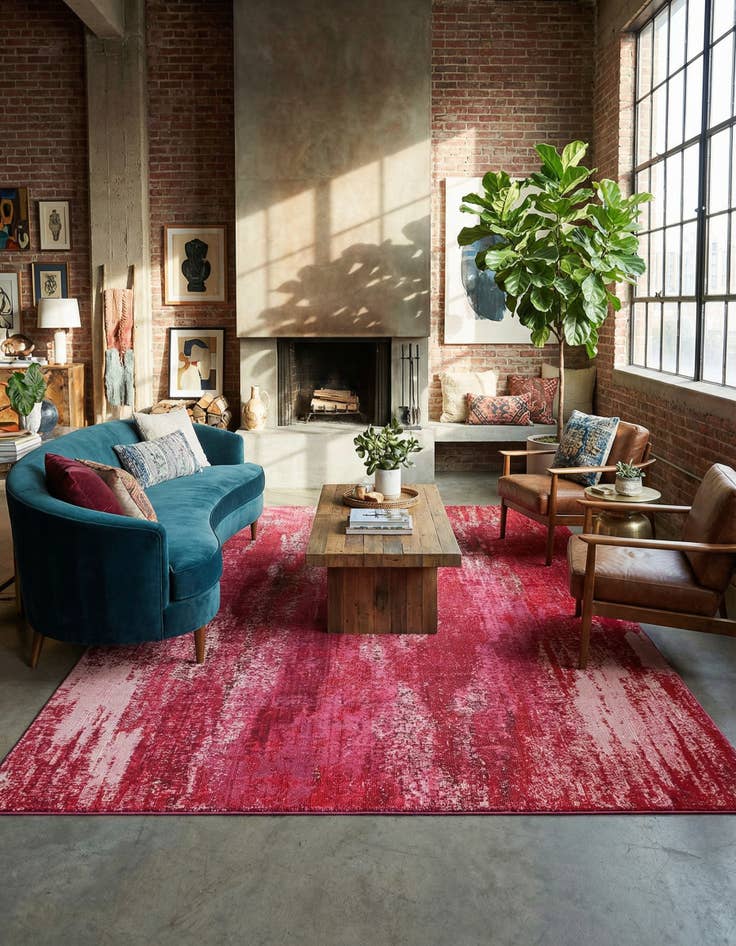 Detail image of 8' x 11' 4  Washable Barcelona Rug