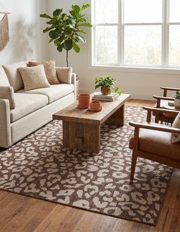 7' 10 x 11' Easy-Clean Safari Indoor / Outdoor Rug