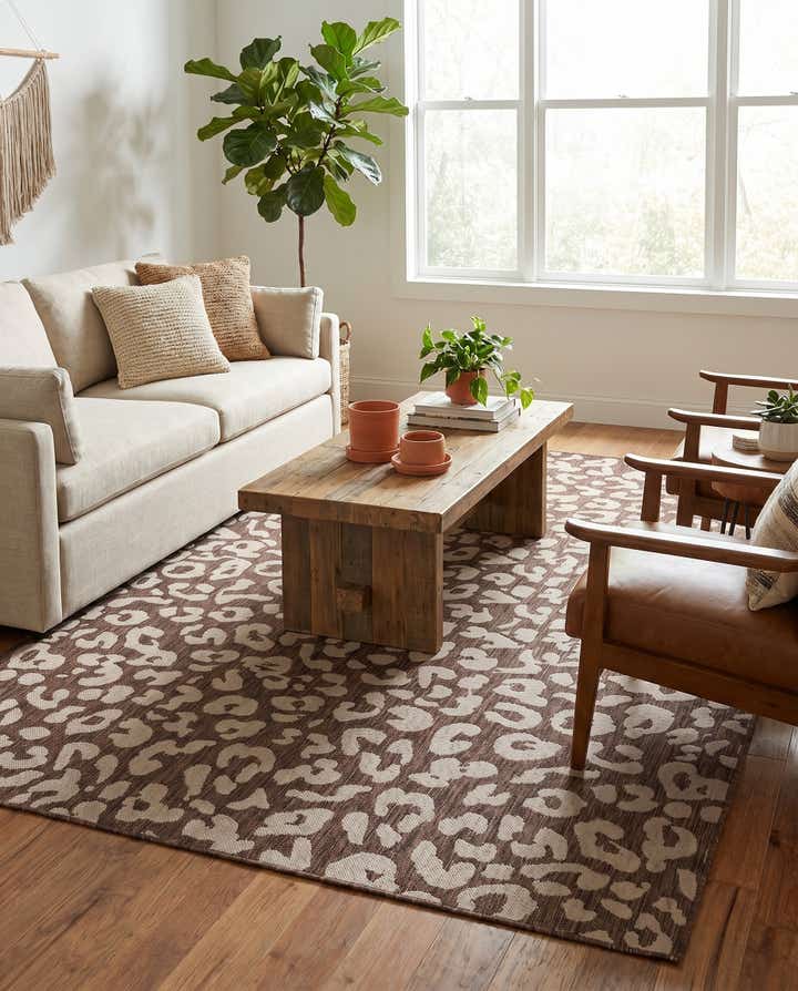 7' 10 x 11' Easy-Clean Safari Indoor / Outdoor Rug