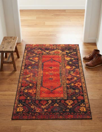 2' x 3' Easy-Clean Tribal Indoor / Outdoor Rug