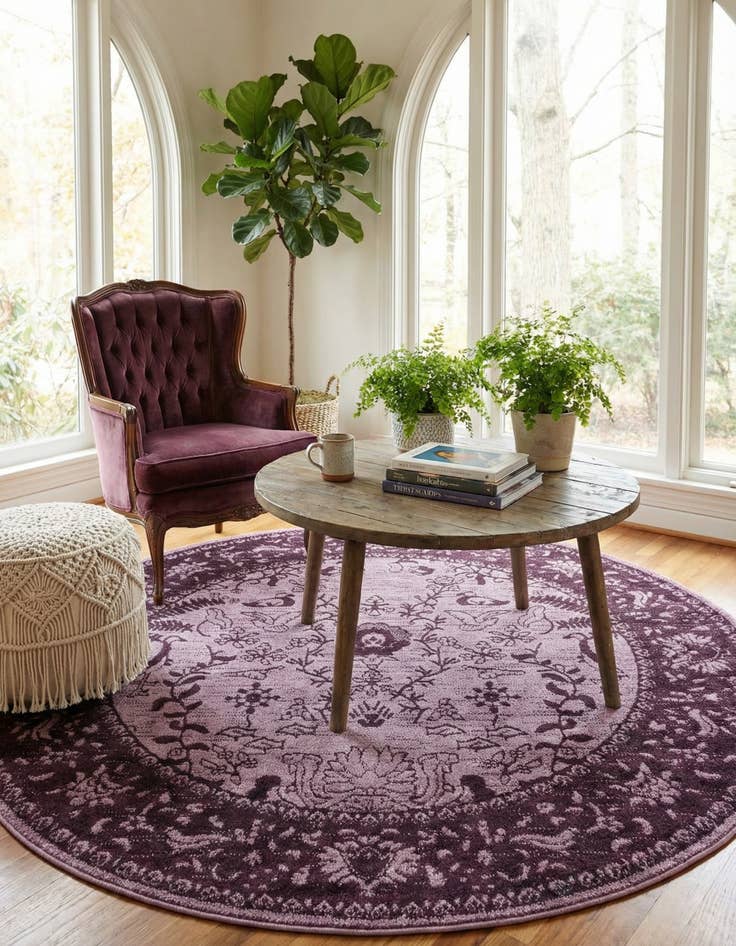 Detail image of 6' x 6' Vista Round Rug