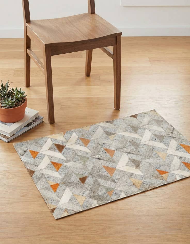 Detail image of 2' 2 x 3' 3 Cowhide Rug