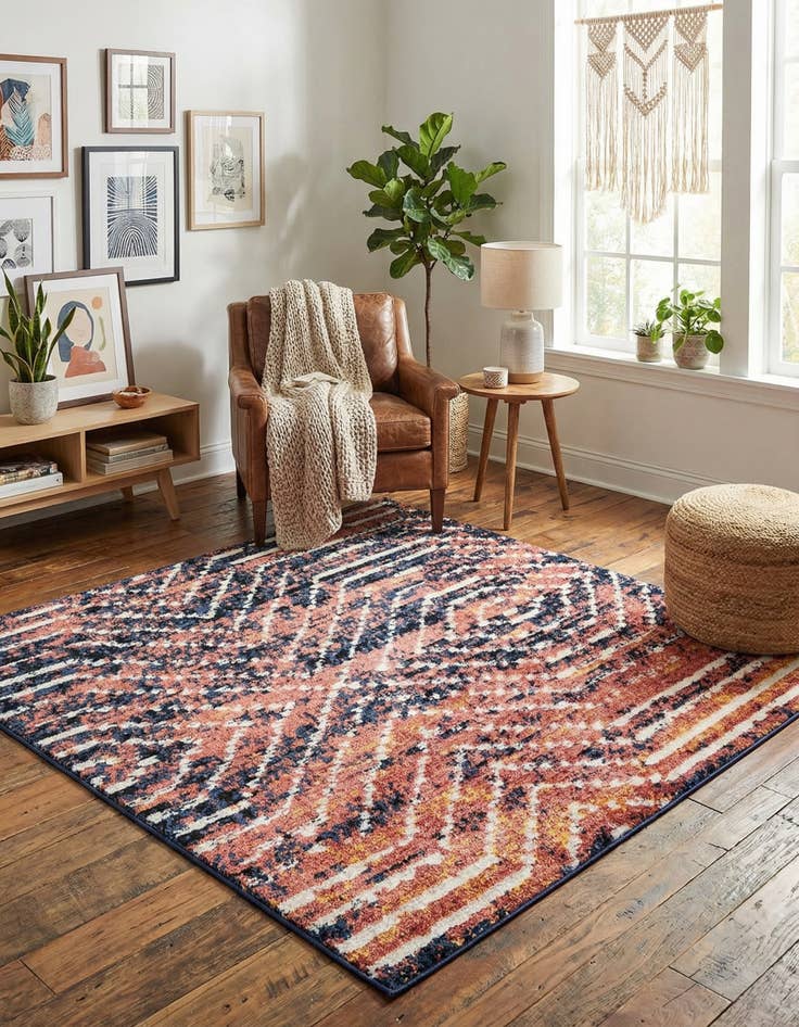 Detail image of 5' 3 x 5' 3 Tagine Square Rug