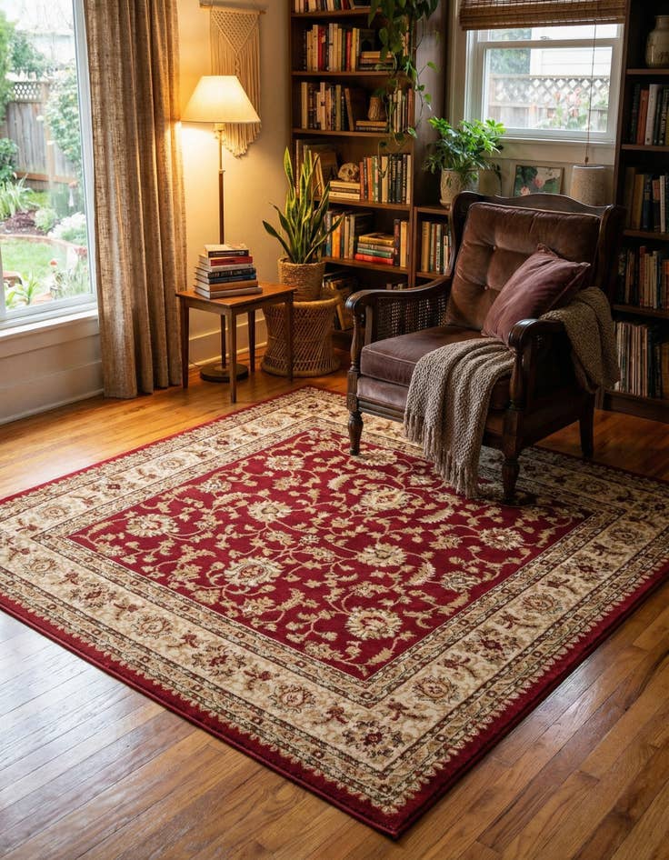 Detail image of 6' x 6' Aditi Square Rug