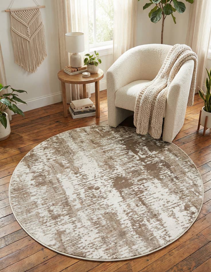 Detail image of 5' 3 x 5' 3 Laguna Round Rug