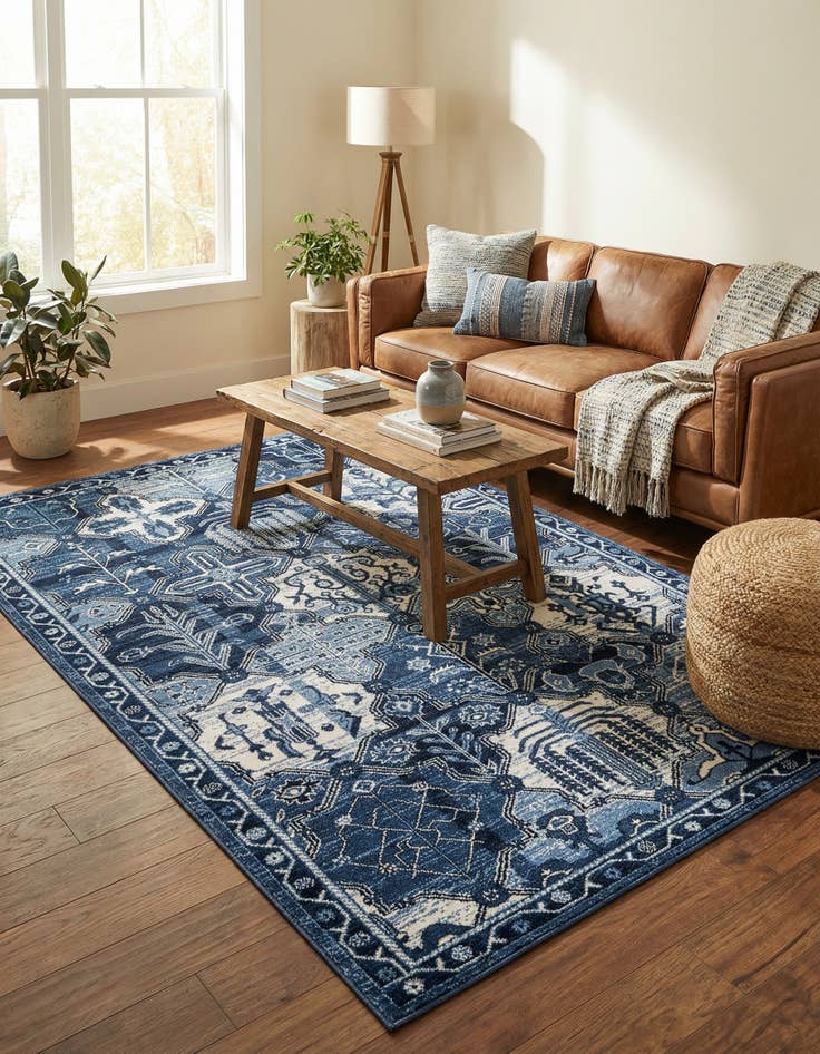 Detail image of 5' 3 x 8' Miranda Rug