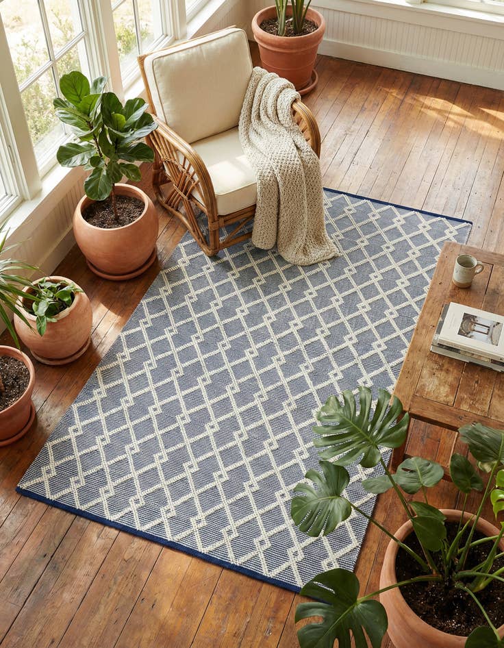 Detail image of 6' 1 x 9' Hand Knotted Jill Zarin Dorset Rug