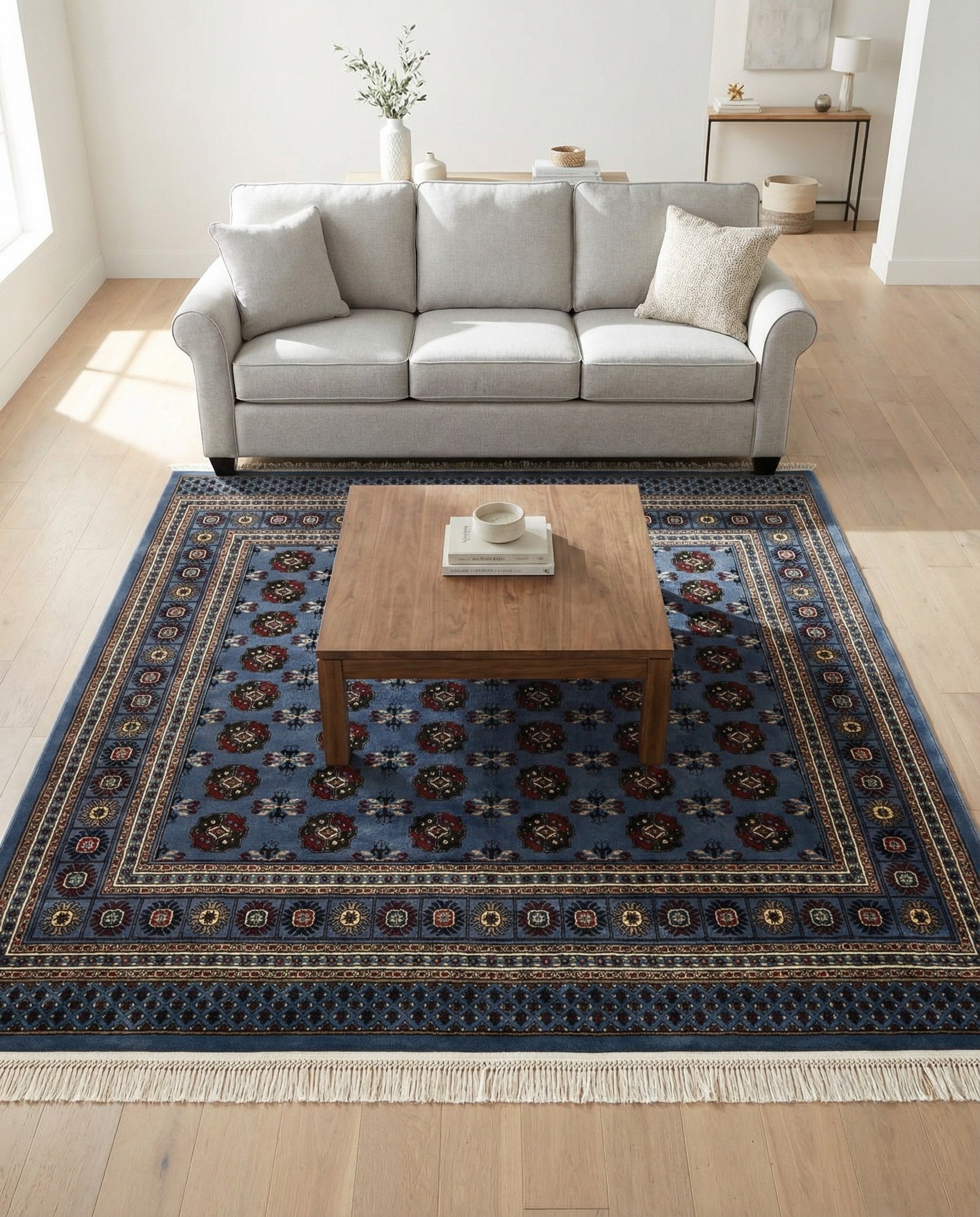 7' 10 x 7' 10 Bokhara Square Rug