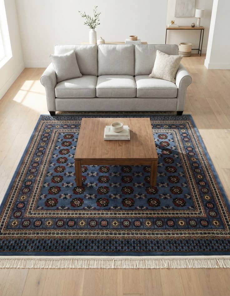 Detail image of 7' 10 x 7' 10 Bokhara Square Rug