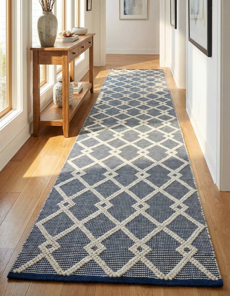 Detail image of 2' 7 x 10'  Hand Knotted Jill Zarin Dorset Runner Rug