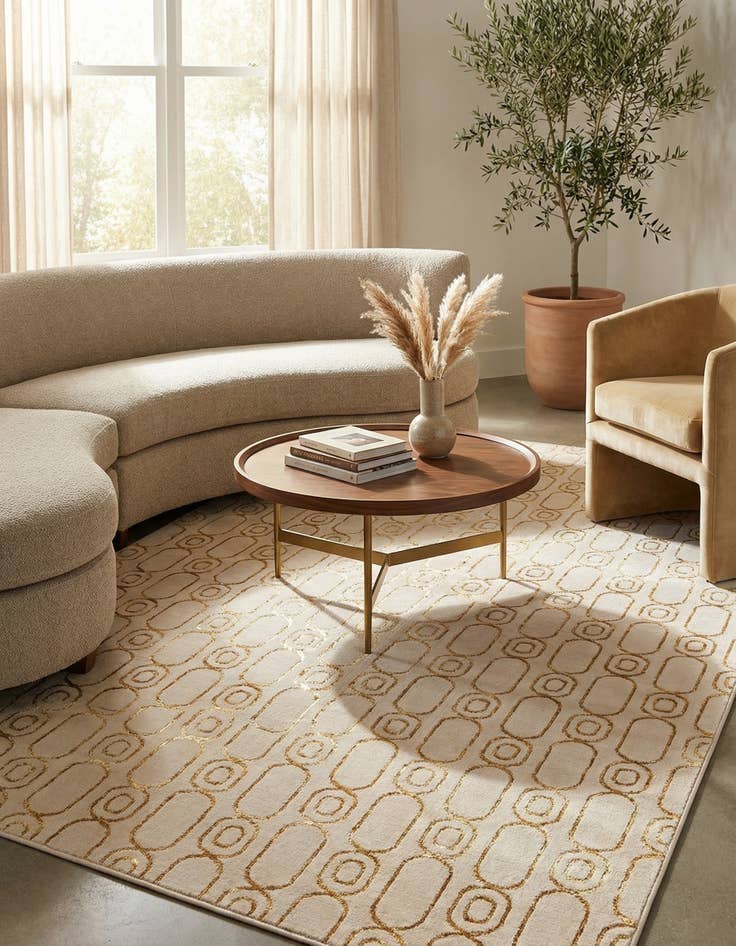 Detail image of  6' x 9' Vogue Geo Rug