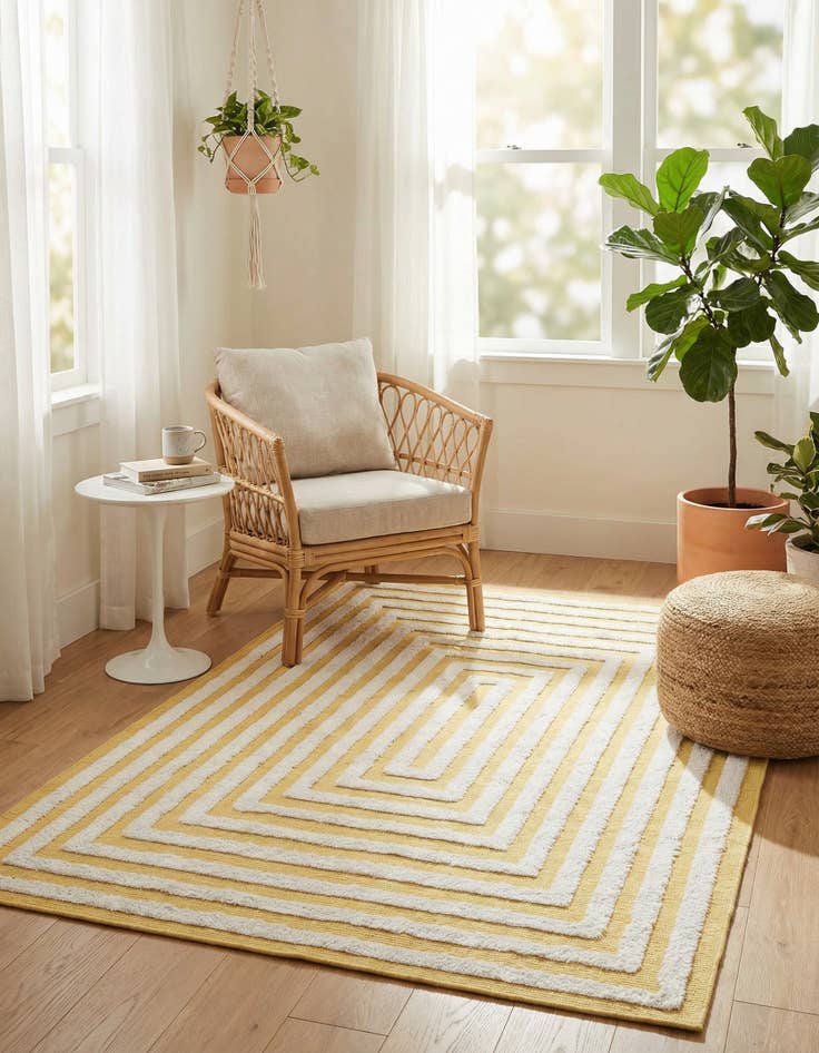 Detail image of 5' 3 x 8' Sabrina Soto Casa Toluca Rug